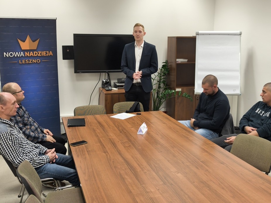 nowa nadzieja leszno spotkanie - Bartłomiej Klupś