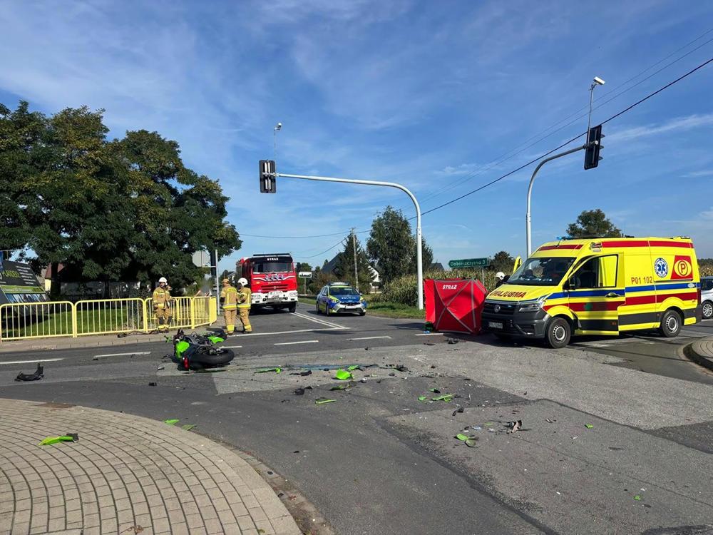 wypadek sucha jarocin - KPP w Jarocinie