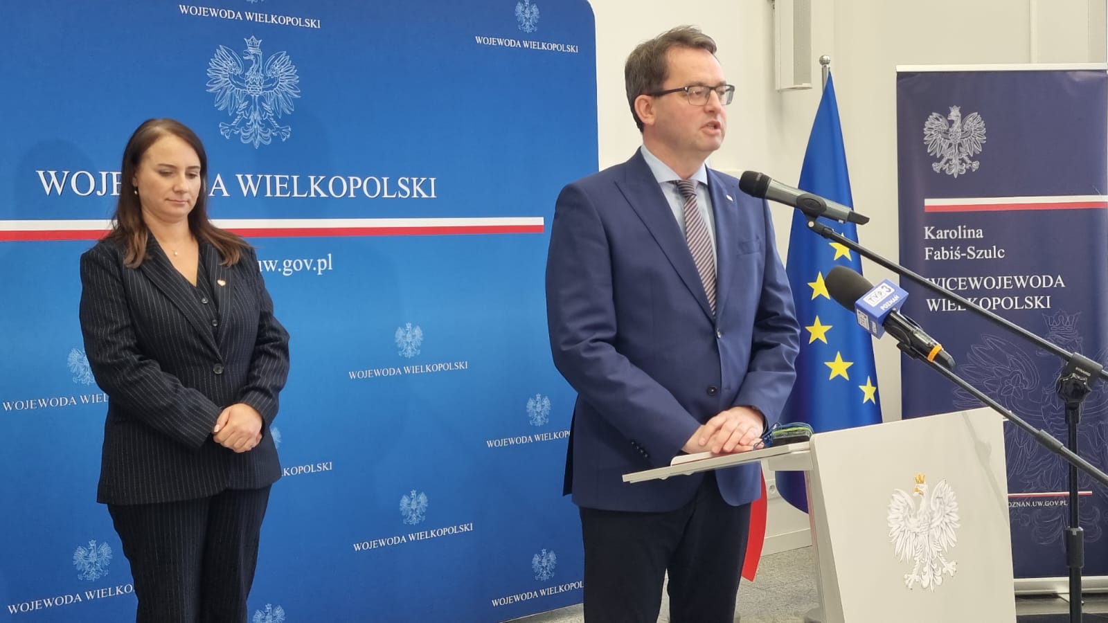 Świadomy Senior - Bezpieczny Senior inauguracja projektu wiceminister sprawiedliwości Sławomir Pałka - Magdalena Konieczna  - Radio Poznań