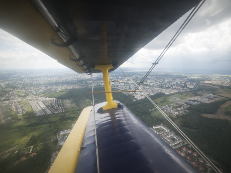 Lot widokowy kultowym Antkiem An-2 nad Poznaniem wraz ze słuchaczami  - Przemek Modliński