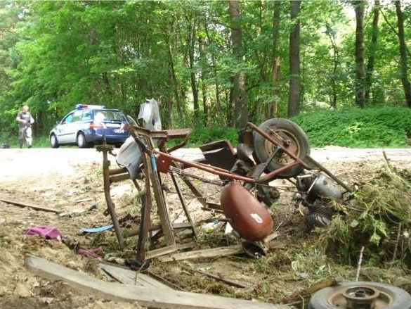 Wypadek - motorek - Szamotuły - Policja/Szamotuły