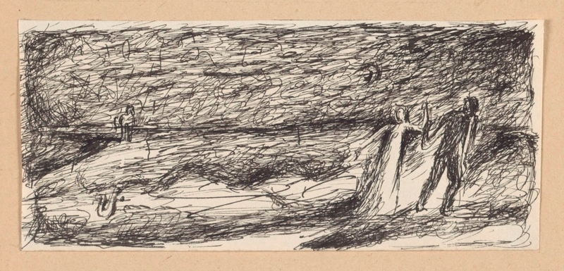 Orfeusz - rysunek Tadeusza Kantora - Muzeum Narodowe w Poznaniu