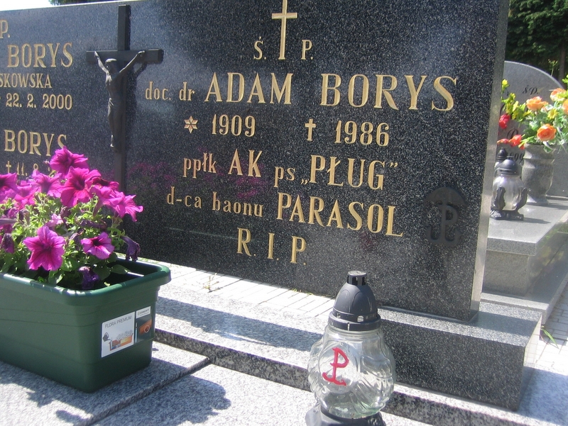 Adam Borys ps. Pług - grób - Rafał Muniak