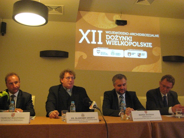 Konferencja o dożynkach wielkopolskich - Rafał Regulski