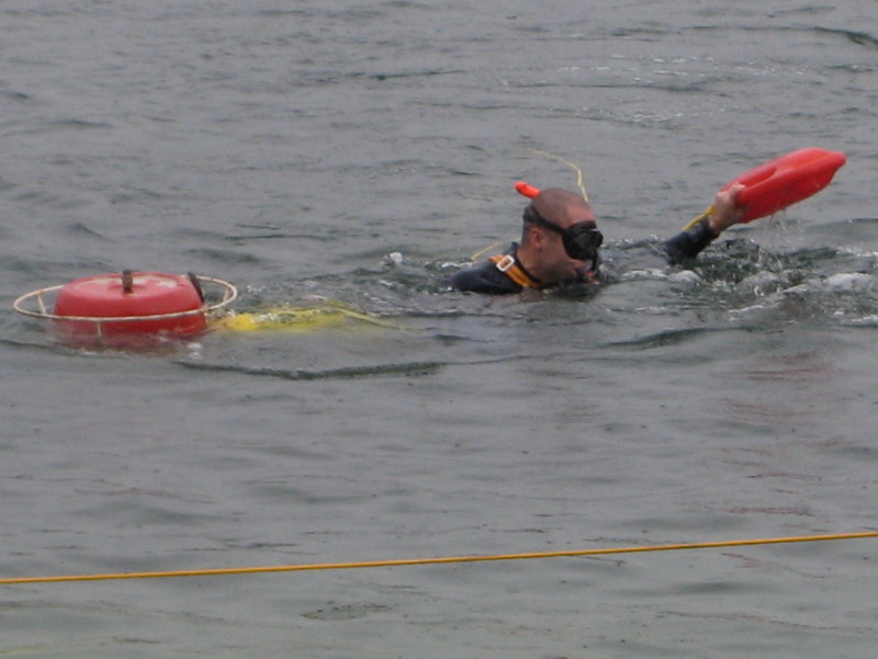 Płetwonurkowie na Płotkach - Wiesława Pinkowska