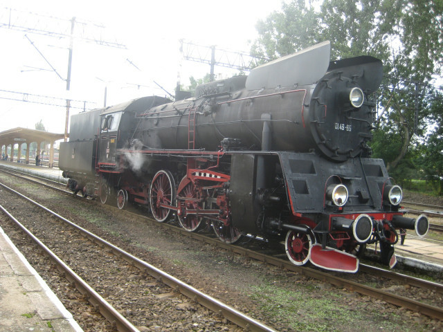 parowóz pociąg retro Piła 2 - Wiesława Pinkowska