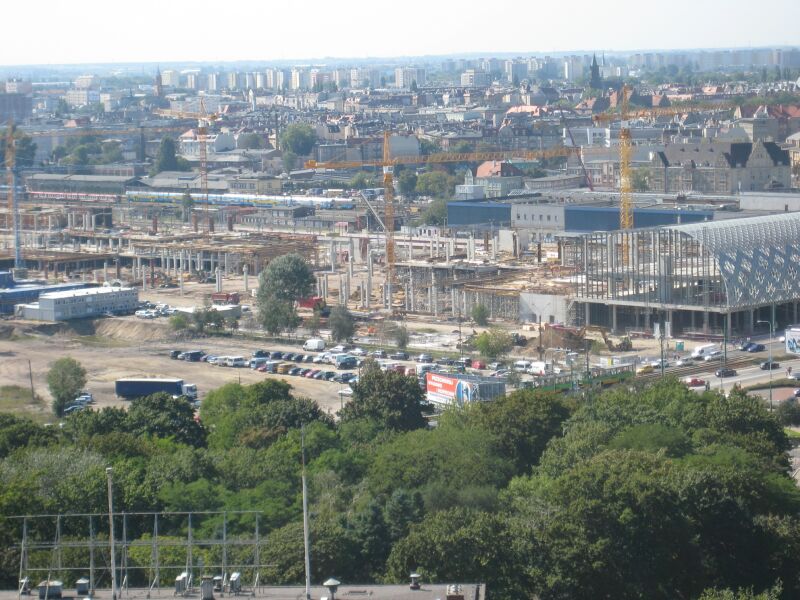 panorama wolne tory budowa dworca - Jacek Butlewski