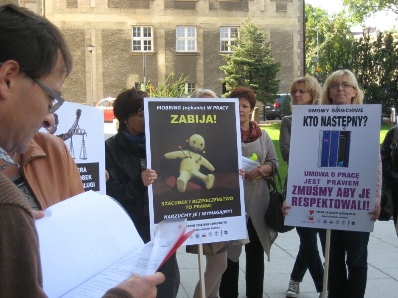 pielęgniarki protest 2012 - Magdalena Konieczna