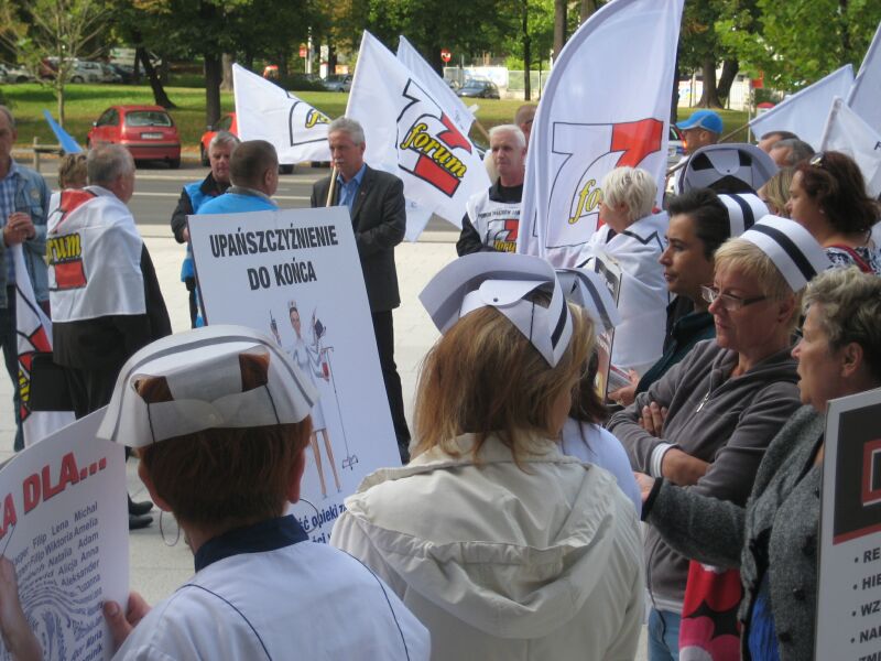 protest pielęgniarki 2012 06