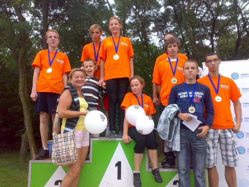 Bieg z lasą, uczniowie Szkoły nr 107 - Michał Jastrząbek