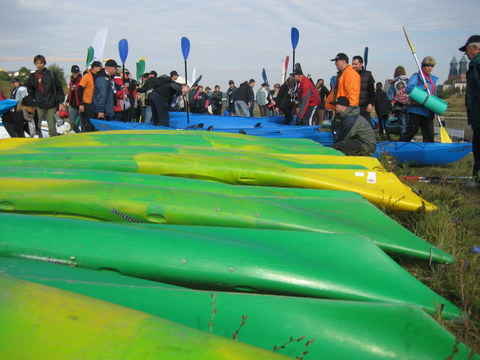 Spływa kajokowy - jesieny - Jacek Butlewski