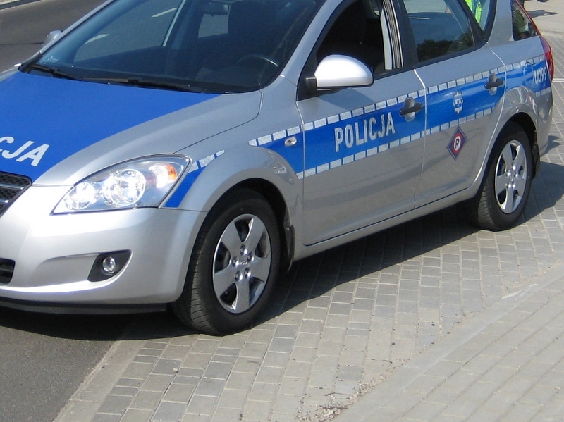 Radiowóz policyjny, alarm - Jacek Butlewski