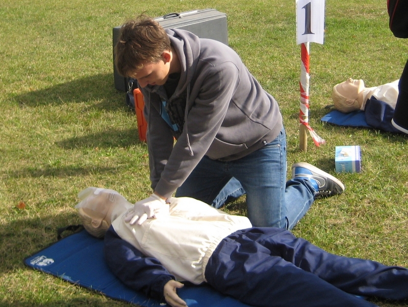 Ratowanie człowieka - manekin - Adam Michalkiewicz