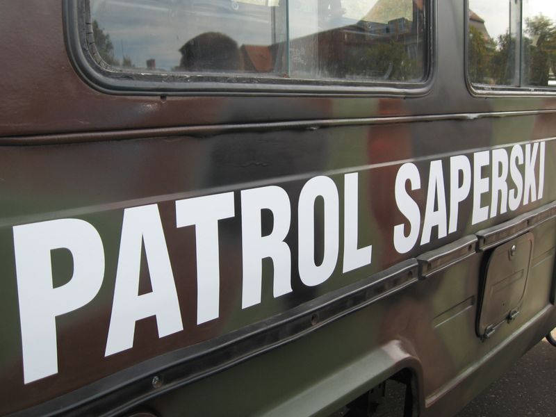 Patrol saperski, niewypały, niewybuchy - Szymon Mazur