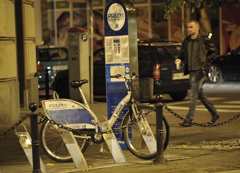 rower miejski noc - TomFoto