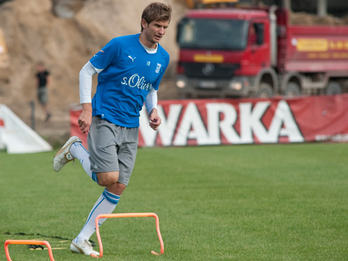 Bartosz Bosacki na treningu - Przemek Modliński