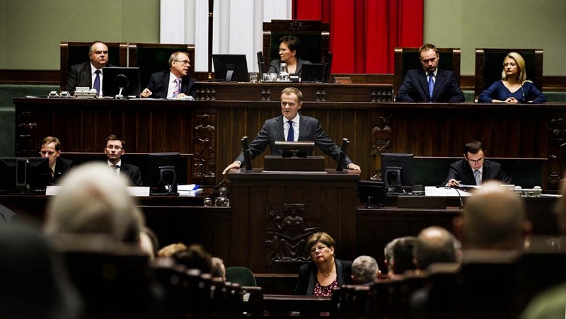 Donald Tusk w Sejmie - KPRM