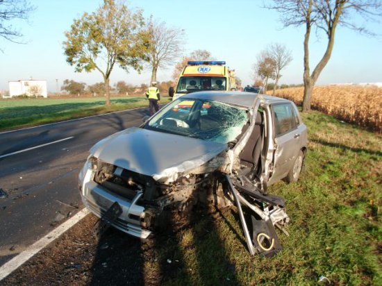 Wypadek k. Środy - Policja/Poznań