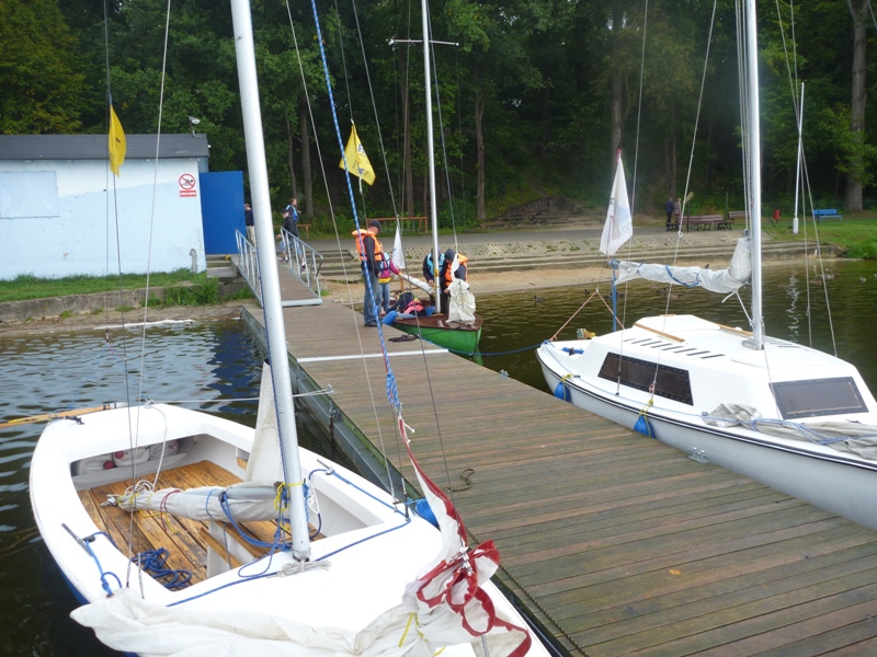 Żaglówka na jez. Swarzędzkim - kijomarsz 2012