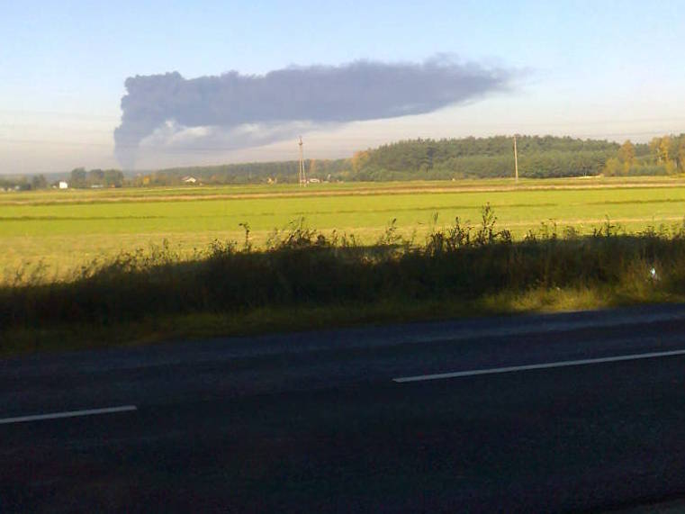 Pożar w Porażynie - Grzegorz Krysman