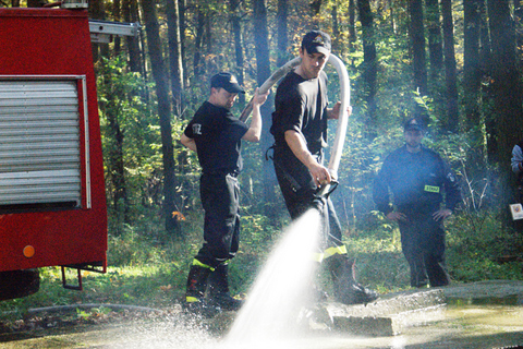 Akcja zapal znicz pamięci w lasach zakrzewskich