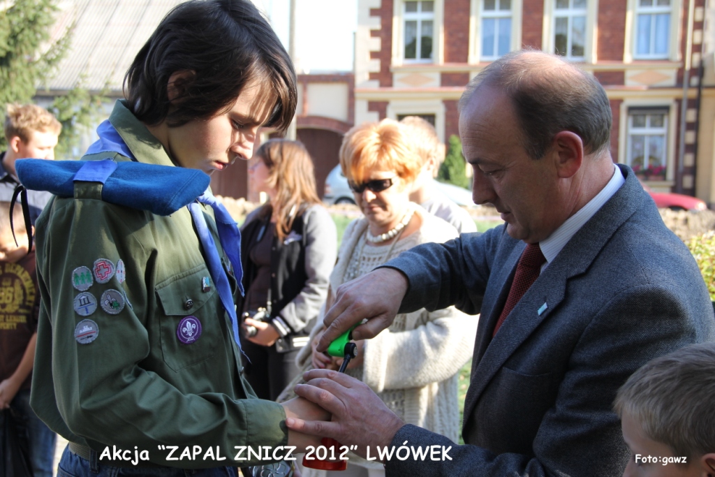 Zapal Znicz Pamięci 2012 w Lwówku