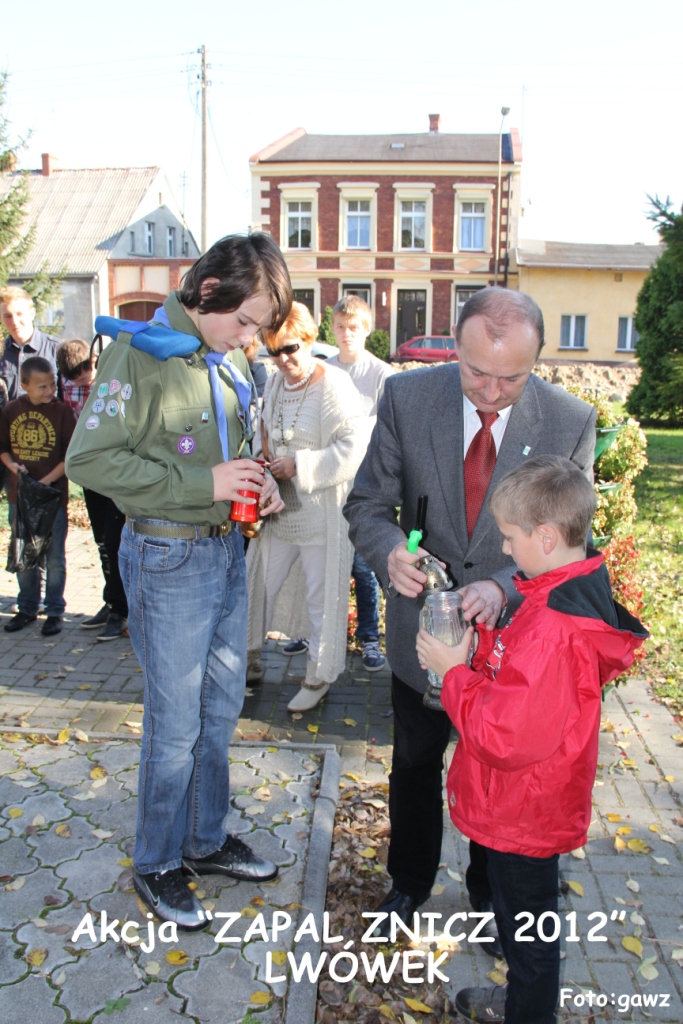 Zapal Znicz Pamięci 2012 w Lwówku