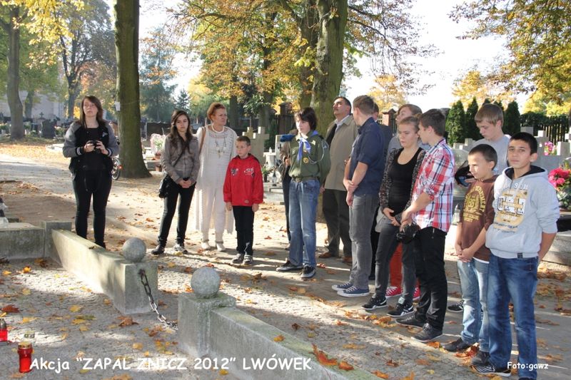 Zapal Znicz Pamięci 2012 w Lwówku