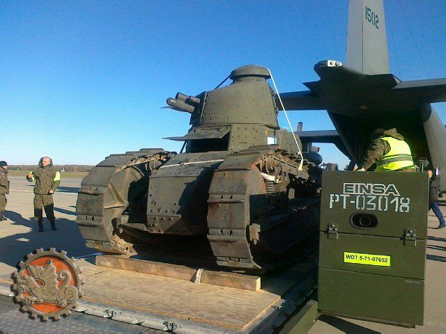 Renault FT17 w Krzesinach - Muzeum Broni Pancernej w Poznaniu
