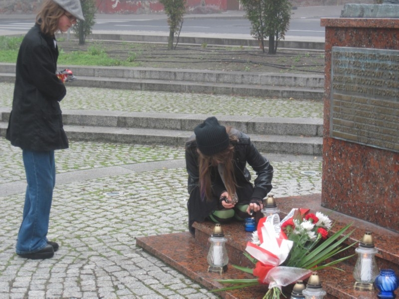 Akcja Zapal Znicz Pamięci w Bydgoszczy
