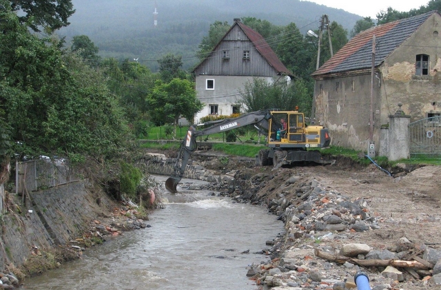 Bogatynia po powodzi - materiały AWF w Poznaniu