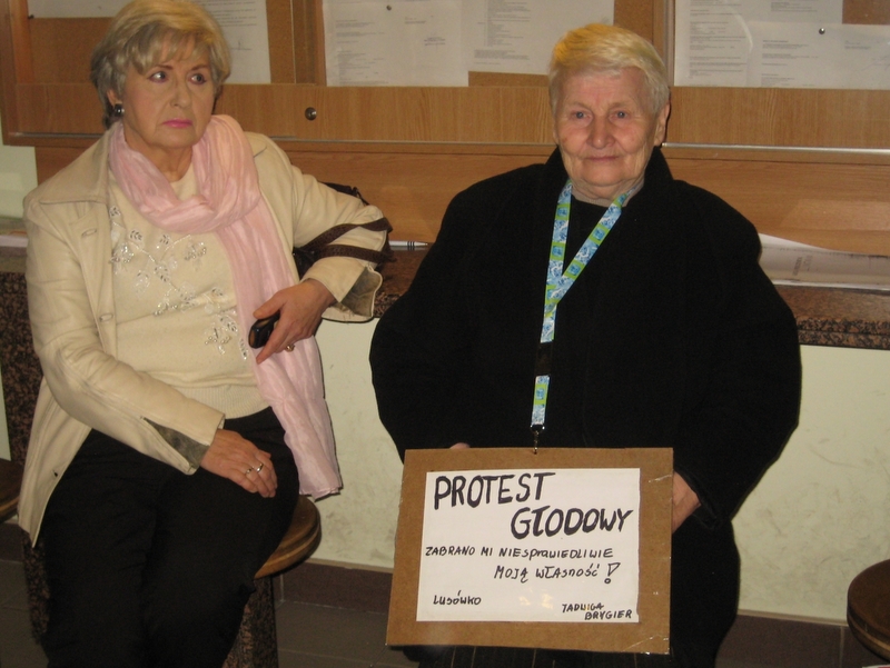 Protest głodowy w sądzie - Magda Konieczna