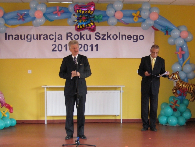 inauguracja roku szkolnego 2010 - Grażyna Korzeniowska