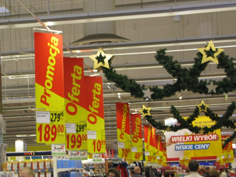 Market, sklep, promocja, wnętrze - Anna Skoczek