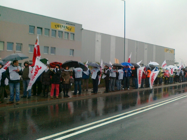 Twinings - protest Solidarności - Jacek Kosiak
