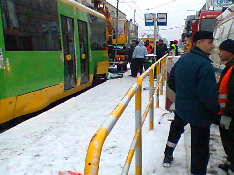 Tramwaj Głogowska  - potrącenie - Jacek Butlewski