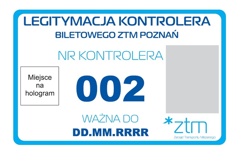 Legitymacja kontrolera ZTM - ZTM