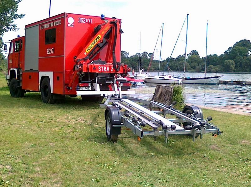 Straż pożarna, akcja na jez. Powidzkim - Roman Latanowicz 