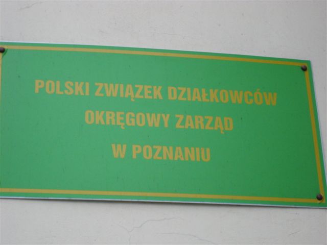 działkowcy tablica - Magdalena Konieczna