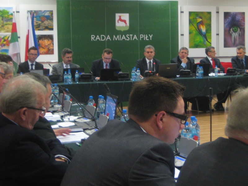 Piła Rada Miasta - uchwalenie budżetu - Wiesława Pinkowska