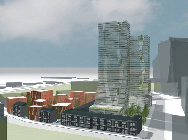 Falujące wieżowce - wizualizacja - WUiA UMP 