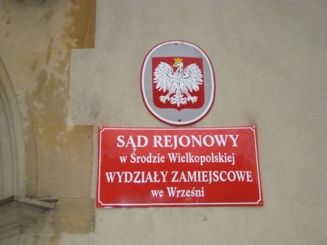 Września - wydziały zamiejscowe sądu w Środzie - Rafał Regulski