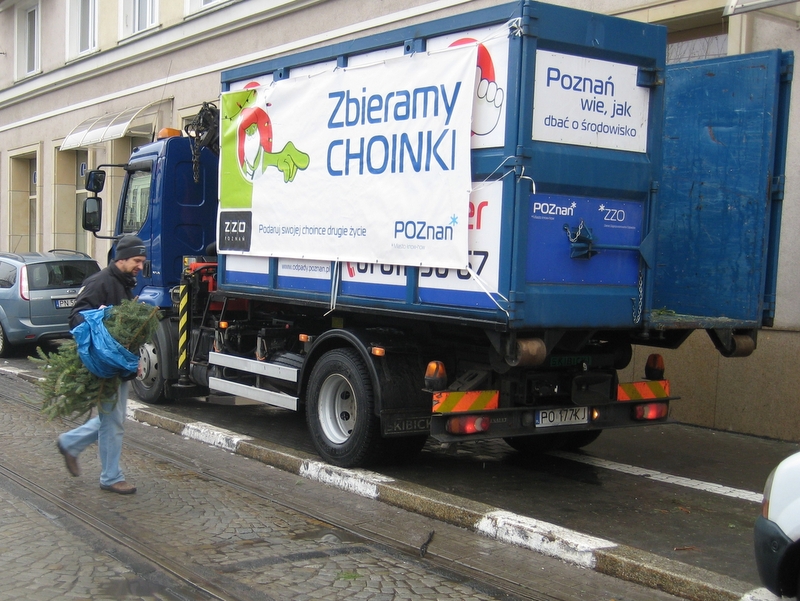 Choinka na gratowisko - ZZO Poznań