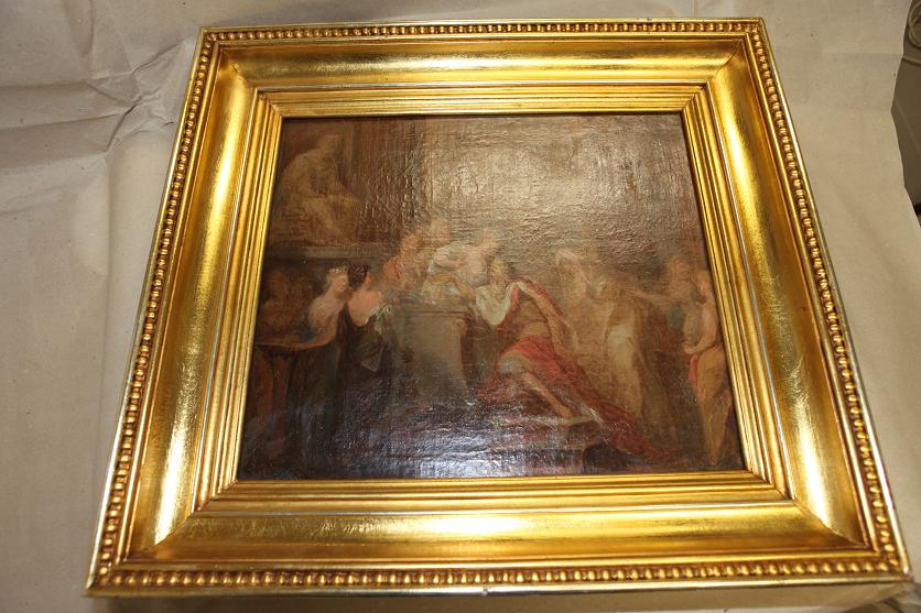 Obrazy Bacciarellego - odzyskane - KWP w Poznaniu