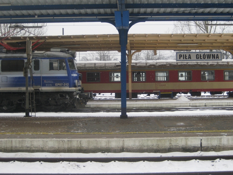 Piła Główna - dworzec - Wiesława Pinkowska