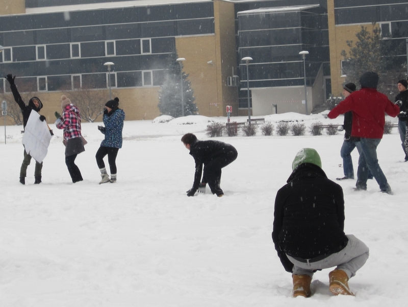 Bitwa na śnieżki - Morasko - Kinga Leszczyńska