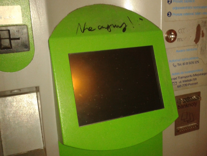 biletomat nieczynny - Szymon Mazur
