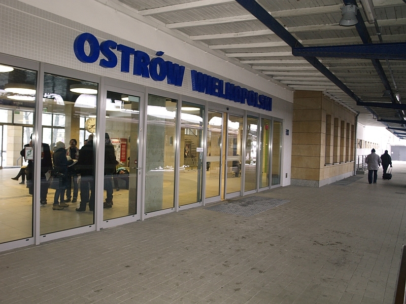 Strajk kolejarzy - Ostrów Wlkp. - Jarosław Wardawy