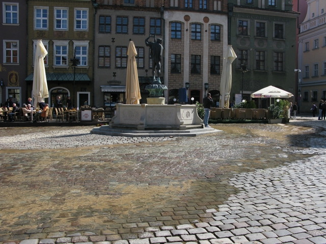 awaria wodociągowa na Starym Rynku - Szymon Mazur