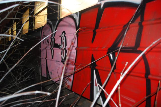 Graffiti na pociągu - Ostrów - Policja/Ostrów Wielkopolski